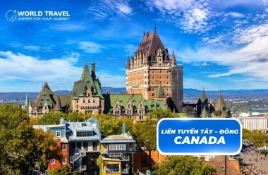 TOUR LIÊN TUYẾN ĐÔNG – TÂY CANADA MÙA HÈ 2026