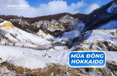 TOUR NHẬT BẢN TRẢI NGHIỆM TRƯỢT TUYẾT TẠI HOKKAIDO