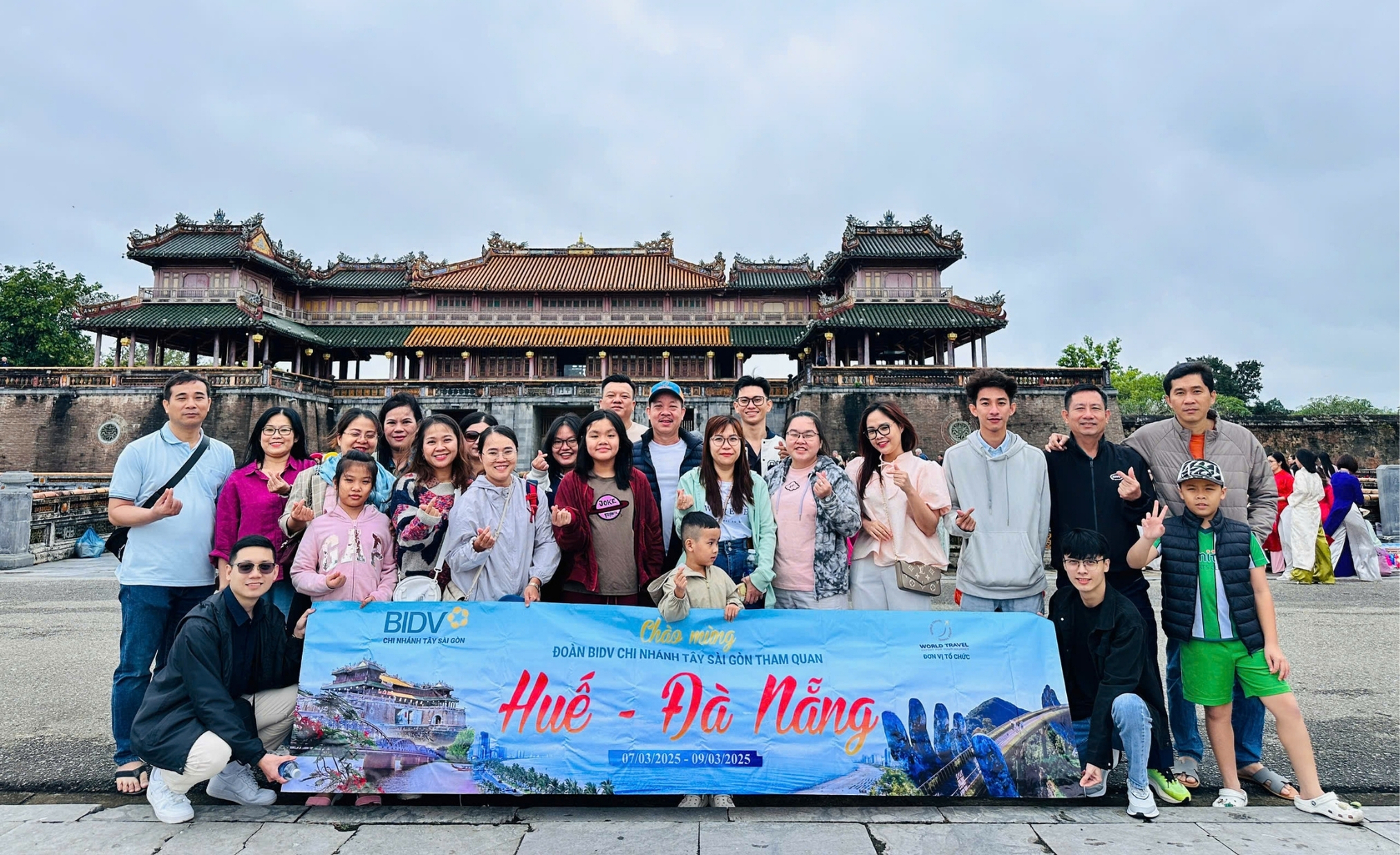 Đoàn BIDV Tây Sài Gòn – Huế – Đà Nẵng – Ngày Khởi Hành 07/03/2025
