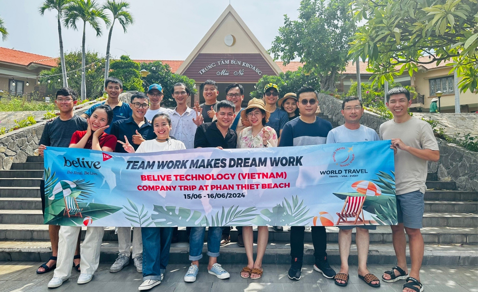 Đoàn BELIVE TECHNOLOGI – Phan Thiết – Ngày Khởi Hành 15/06/2024