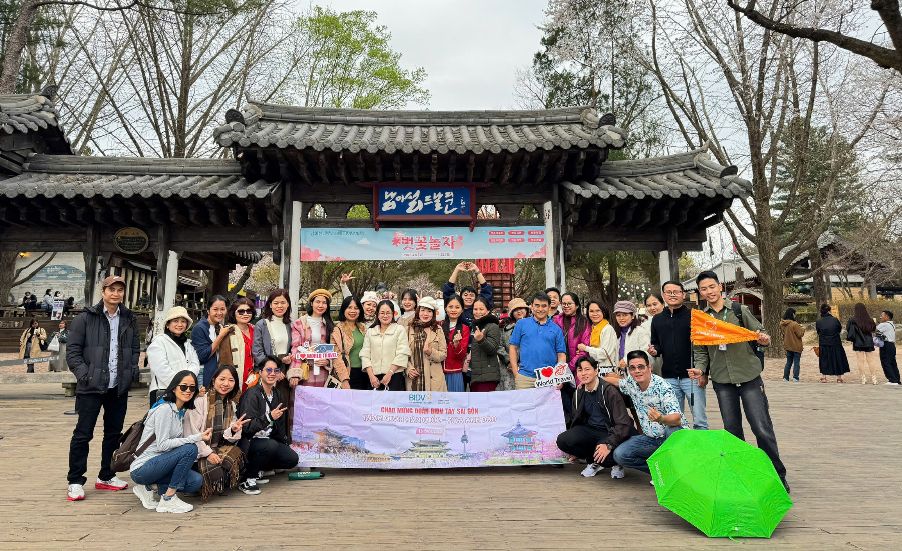 Đoàn BIDV Tây Sài Gòn – Tham Quan Hàn Quốc – Ngày Khởi Hành 12/04/2025