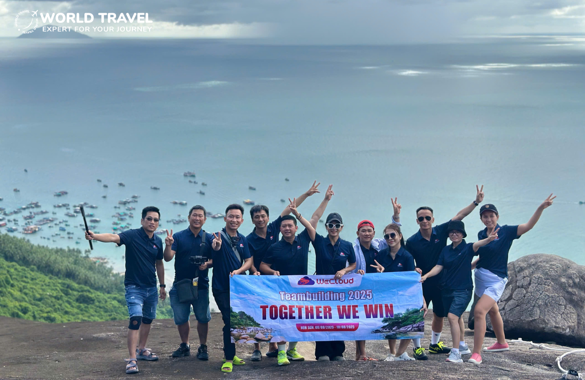 ĐOÀN WE CLOUD TEAMBUILDING DU LỊCH HÒN SƠN – NGÀY KHỞI HÀNH 09/08/2025