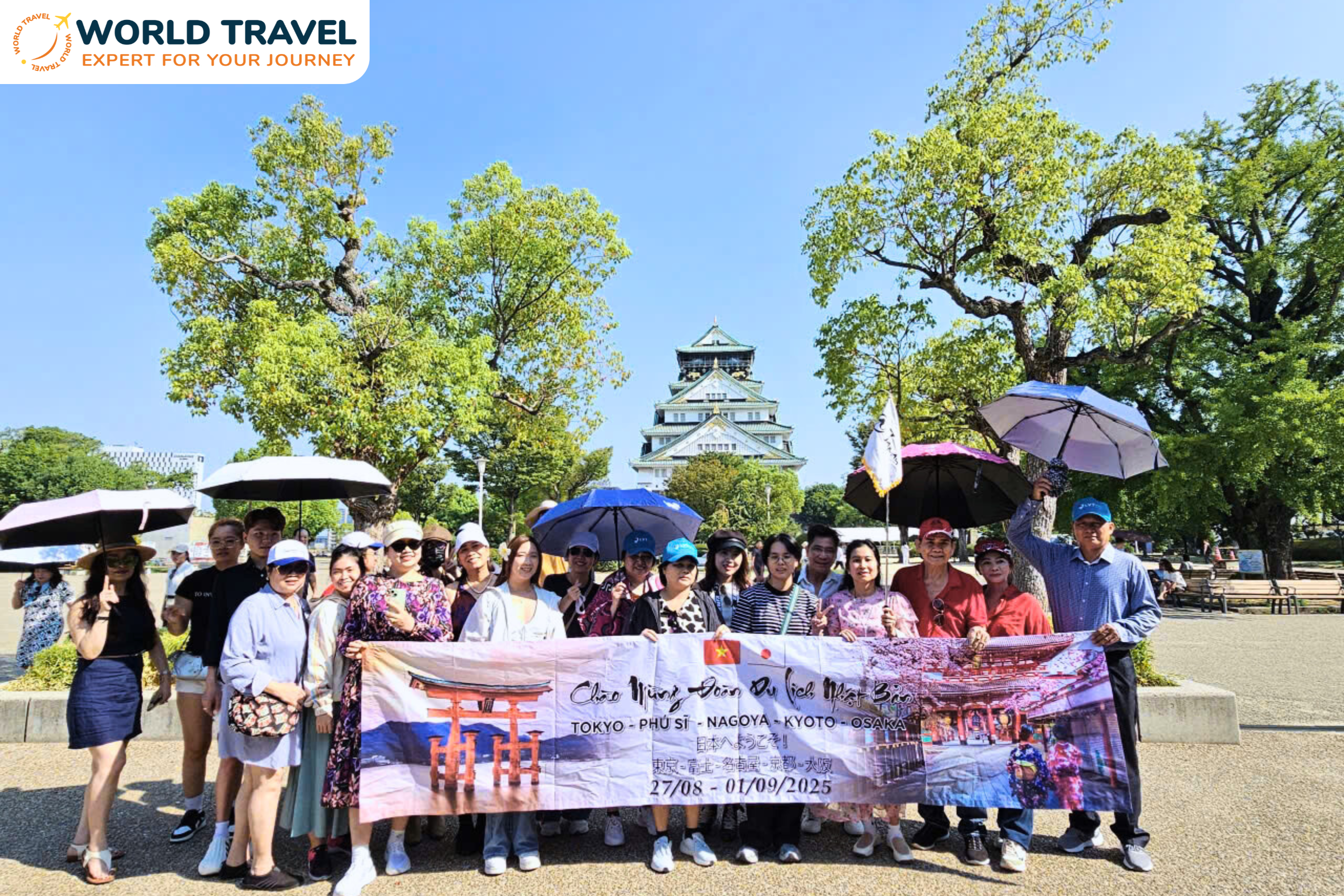ĐOÀN DU LỊCH NHẬT BẢN CUNG ĐƯỜNG VÀNG TOKYO – FUJI – NAGOYA – KYOTO – OSAKA – KHỞI HÀNH NGÀY 27/08/2025