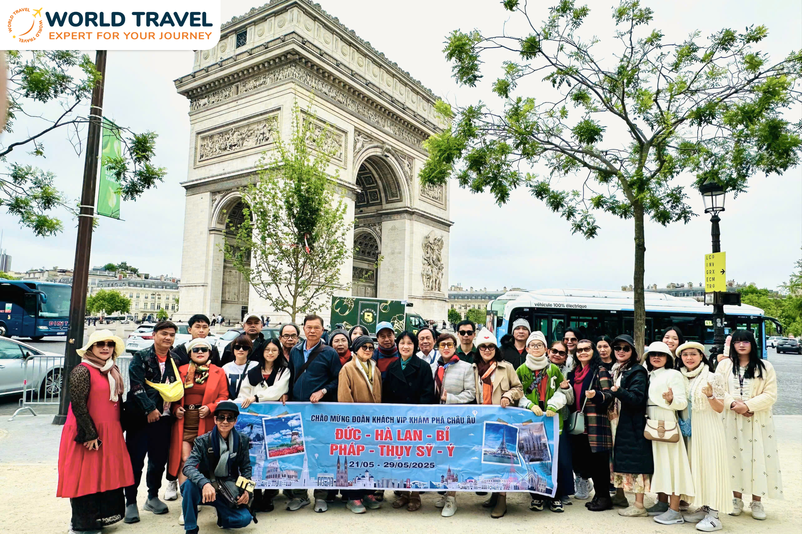 ĐOÀN DU LỊCH CHÂU ÂU – ĐỨC – HÀ LAN -BỈ – PHÁP – THUỴ SĨ – Ý – KHỞI HÀNH NGÀY 21/05/2025